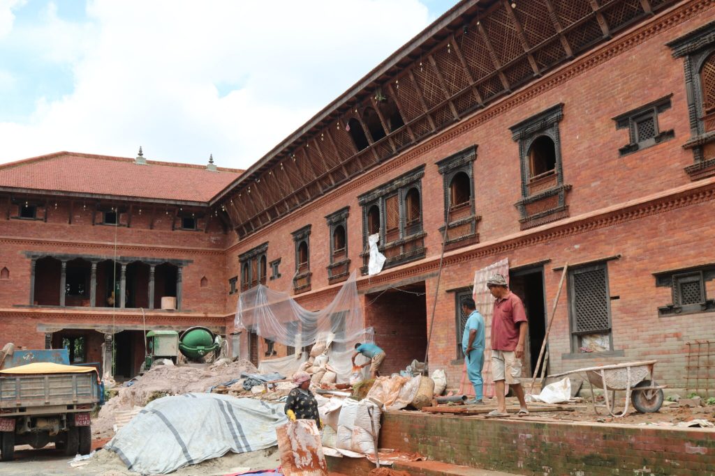 भद्रकाली मन्दिर परिसरको पुनर्निर्माण तीव्रगतिमा